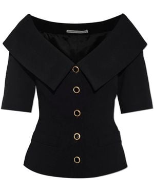 Alessandra Rich Blazers - Negro