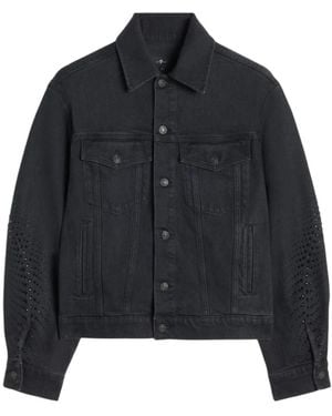 7 For All Mankind Denim Jackets - Zwart