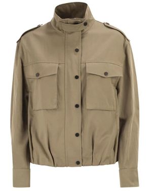 Brunello Cucinelli Jassen ,Light Jassen - Groen