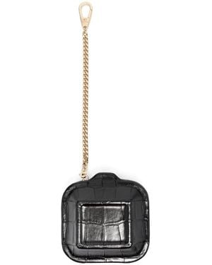 Bally Logo-Print Airpods Hülle - Schwarz