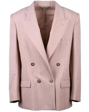 Stella McCartney Jassen ,Roze ,Wol Giacca Over