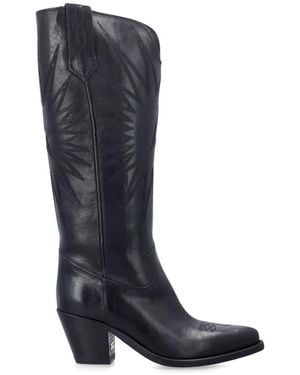 Golden Goose Cowboy Boots - Zwart