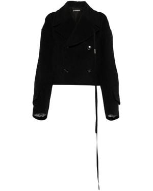 Ann Demeulemeester Light Jackets - Zwart