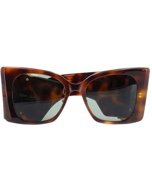 Saint Laurent Sl M119/F Blaze Sonnenbrille - Braun