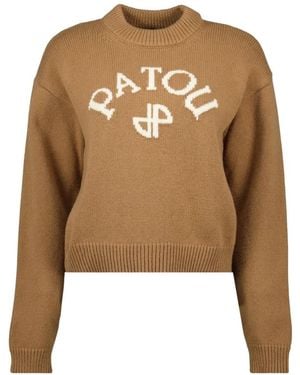 Patou Round-Neck Knitwear - Naturel
