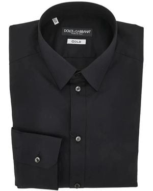 Dolce & Gabbana Formal Shirts - Black