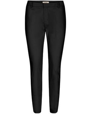 Mos Mosh Slim-Fit Trousers - Black