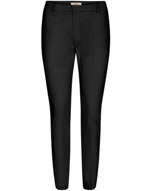 Mos Mosh Slim-Fit Trousers - Black