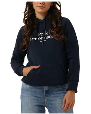 Peak Performance Original Hood Sweater - Zwart