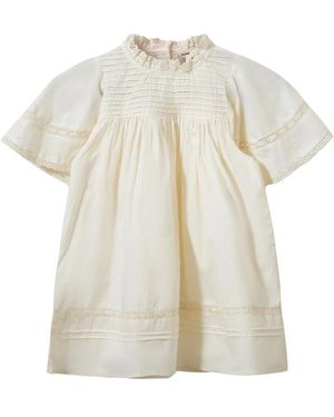 Sofie Schnoor Kleedjes ,Wit ,Short Kleedjes - Naturel