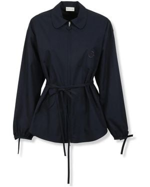 Moncler Giacca Camicia - Blau