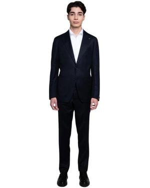 Tagliatore Kostuums ,Blauw ,Single Breasted Suits