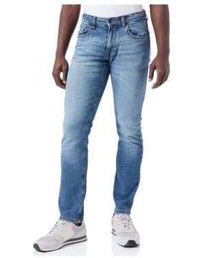 Camel Active Klassische Marineblaue Slim Fit Jeans