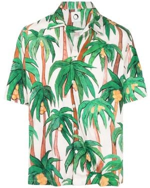 Endless Joy Short Sleeve Shirts - Green