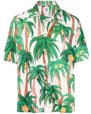 Endless Joy Short Sleeve Shirts - Green