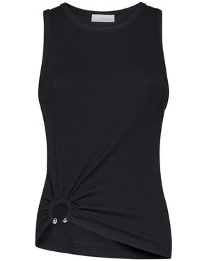 Rabanne Sleeveless Tops - Black