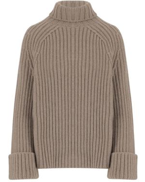 Malo Ribbed Cashmere Sweater - Bruin