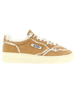 Autry Medalist Low Sneakers - Mettallic