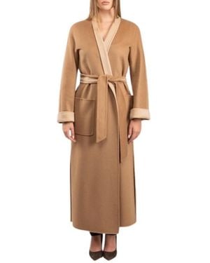 Max Mara Belted Coats - Marrón