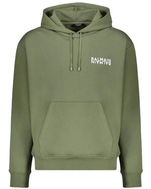 Balmain Hoodies - Green
