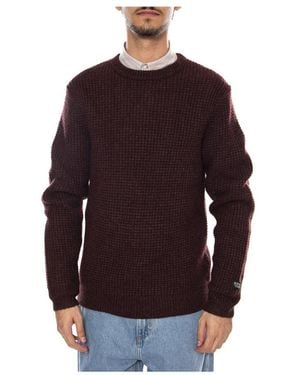 Levi's Truien & Vesten ,Bruin ,Wol Presidio Crewneck Sweater - Paars