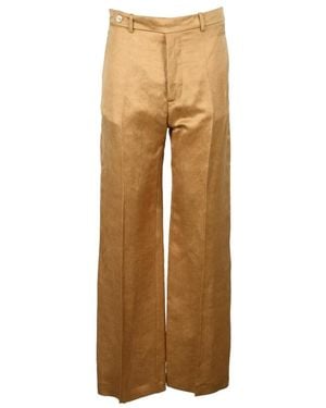 Alysi Wide Pants - Natural