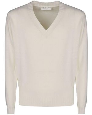 FILIPPO DE LAURENTIIS V-Neck Knitwear - Wit