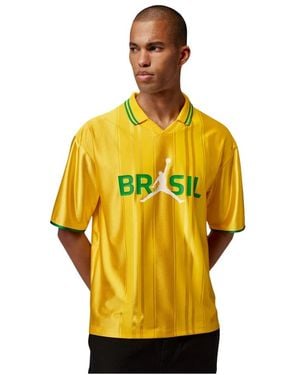 Nike Poloshirt Met Korte Mouwen - Geel