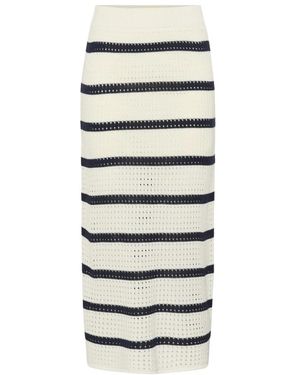 Kaffe Midi Skirts - Gris
