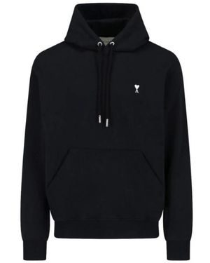 Ami Paris Hoodies - Negro