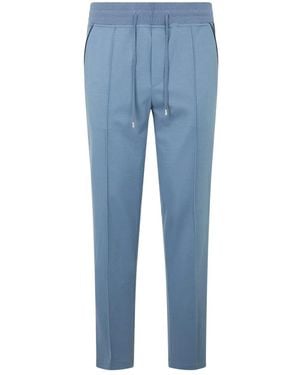 Moorer Matthew-J Slim Jogger Pants - Blauw