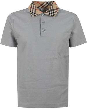 Burberry Polo Shirts - Grigio