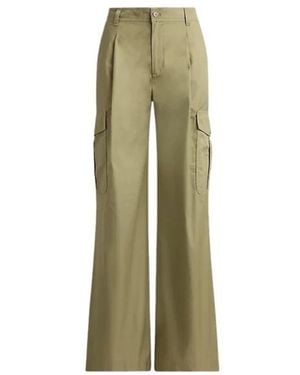 Ralph Lauren Broeken ,Groen ,Wijde Broek
