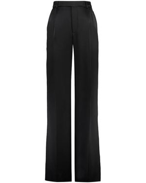 Saint Laurent Wide Pants - Black