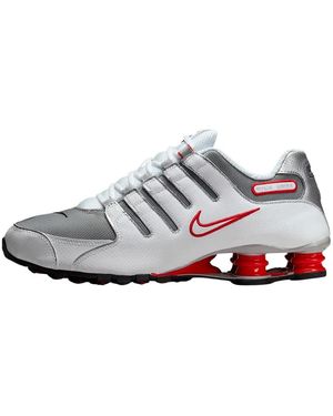 Nike Shox Nz Leather Low Top Sneakers - Wit