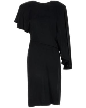 Stella McCartney Drapierte Kleid - Schwarz