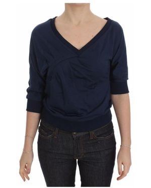 Exte V-Neck Knitwear - Blue