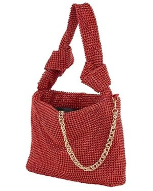 Anna Cecere Festliche Handtasche - Rot