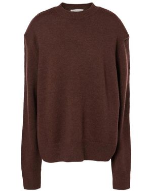 Frankie Shop Rafaela Padded Knit Sweater - Bruin