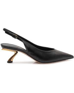 Ferragamo Court Shoes - Black