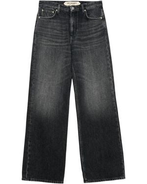 Roy Rogers Jeans ,Zwart ,Denim Wide Jeans - Grijs