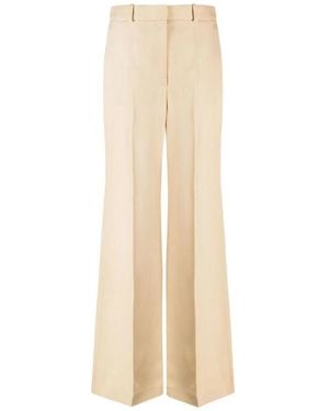 JOSEPH Wide Trousers - Natural