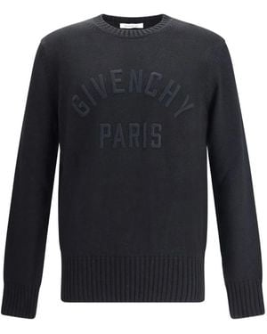 Givenchy Round-Neck Knitwear - Blue