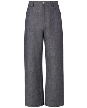 Fendi Wide Trousers - Grey