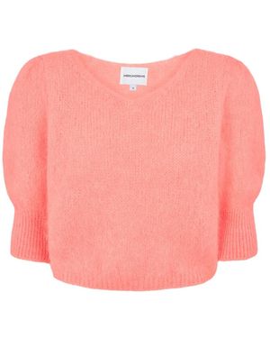 American Dreams Round-Neck Knitwear - Rose
