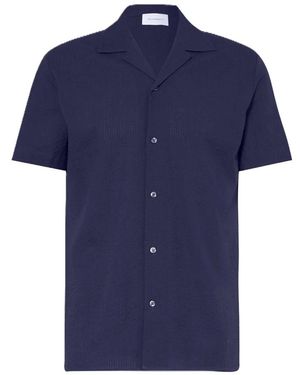 Baldessarini Short Sleeve Shirts - Azul