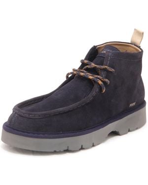 Pànchic Schoenen ,Blauw ,Leer P009 Enkelboot