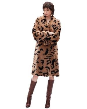 Diane von Furstenberg Single-Breasted Coats - Marrón