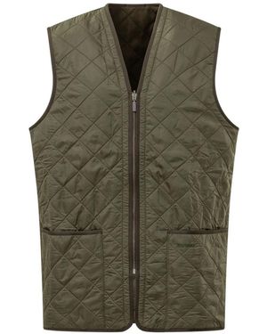 Barbour Jassen ,Groen ,Leer Polarquilt Gilet