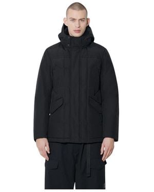 Woolrich Blizzard Field Jacket - Schwarz